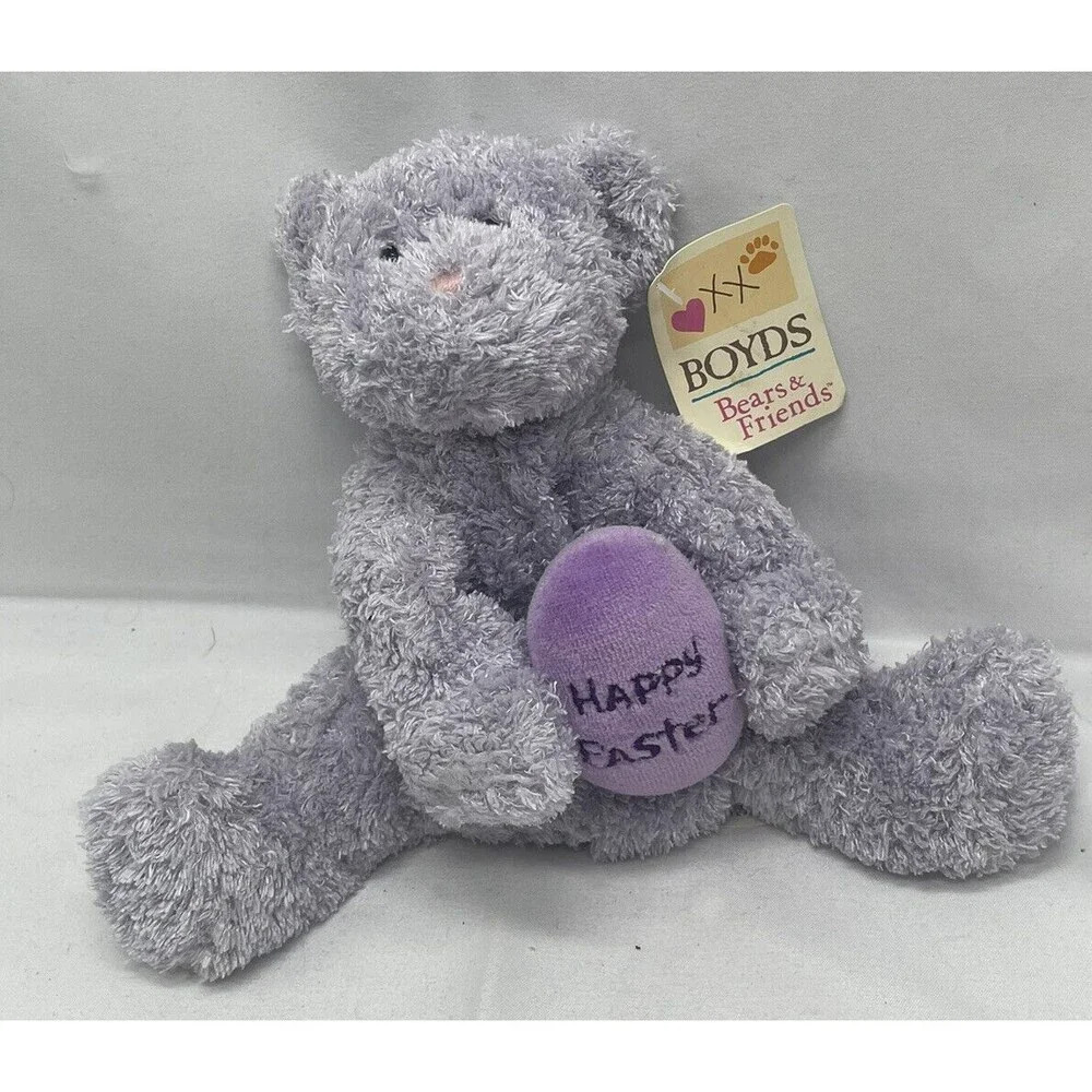 Boyds Bears & Friends 825306 "Bipper" Bear, HAPPY EASTER 6” 2003 Stuffed Animal